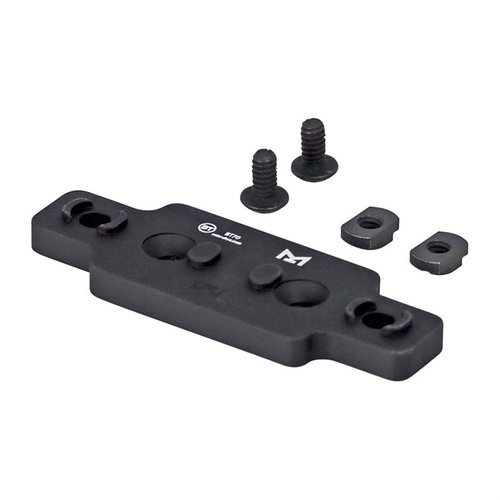 Der BT70 Atlas M-LOK® Adapter verbindet Atlas Bipods mit „NC“-Kennzeichnung mit M-LOK Systemen, aus robustem 6061-T6 Aluminium und in Schwarz.