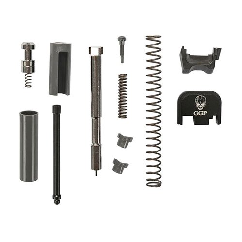 Das GGP Slide Completion Kit enthält alle nötigen Teile für deine Glock®-Slide. Hochwertiger 17-4 PH Edelstahl sorgt für maximale Zuverlässigkeit und Leistung.