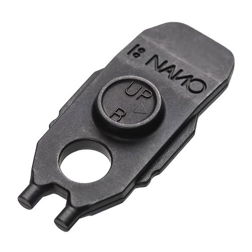 Der MULTITASKER NANO bietet einen Aimpoint Micro T1/T2 Turret-Justierer, einen leichten Schlitzschraubendreher und ist mit dem SpaceFrame Docking-System kompatibel.