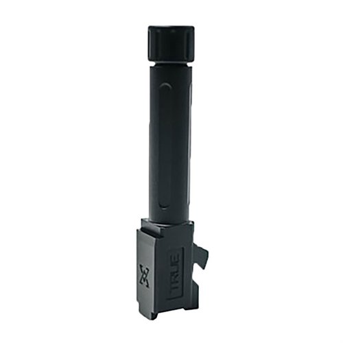 Der TRUE Barrel für Glock 19/19X & 45 bietet präzise Broach cut 6 Groove Rifling, einfache Installation und verbesserte Passform für maximale Genauigkeit.