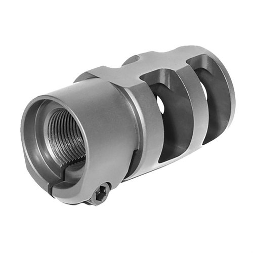 Der Badger Ordnance Mini FTE Muzzle Brake ist kompakt, effektiv und leicht zu reinigen, ideal für AR-10/15 und Präzisionsgewehre mit 30 Kaliber.