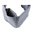 Klein (30"-36") Clutch-Gürtel, Grau