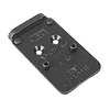 Die V4 MIL/LEO Glock Optik-Montageplatte aus 6061 Aluminium bietet hohe Stabilität, zwei Recoil-Posts und ist ideal für eine Vielzahl von Red-Dot-Optiken.