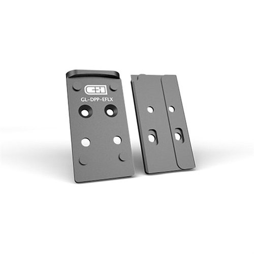 Die V4 MIL/LEO Optik-Montageplatte von C&H Precision ist aus 6061 Aluminium gefertigt, bietet zwei Rückstoß-Punkte und ist perfekt für deine Glock MOS.