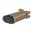 AR-15 Gummierter Overmold-Pistolengriff 15° FDE