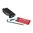 AR-15 langer Angled-Griff mit Kabelmanagement, schwarz