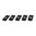 LINK RAIL Cover-System, 5-teilig, schwarz