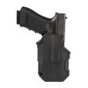 Das T-SERIES L2C Holster bietet sichere Aufbewahrung mit Daumenbetätigung, ermöglicht schnelles Ziehen und ist wetterbeständig dank robuster Materialien.