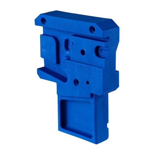 Die AR LOWER RECEIVER BLOCKS aus hochfestem Polymer ermöglichen eine einfache Montage und Wartung deiner Waffe, inklusive Trigger Guard Installation und kleinen Teiletray.