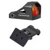 REBEL 45 Offset-Dot-Sight-Halterung & JUSTICE Red Dot, schwarz