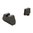 Optik-kompatibles Visier-Set für Glock G1–5, geriffelt, schwarz
