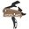 AR-15 ICONIC TRIGGER Drop-In zweistufiger Abzug, 3 lbs, FDE
