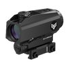 Die Blade 1x25mm Prismensicht bietet eine breite Sicht, Auto-On Shake N’ Wake Technologie und ein einzigartiges Bullet Rise Compensating Reticle für präzises Zielen.