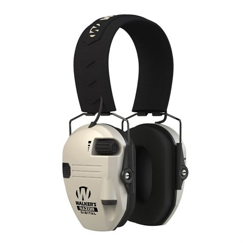 Die RAZOR DIGITAL EAR MUFFS bieten klare Klänge, Windgeräuschunterdrückung und 360-Grad-Soundaufnahme für ein besseres Schießerlebnis – bequem und ergonomisch!