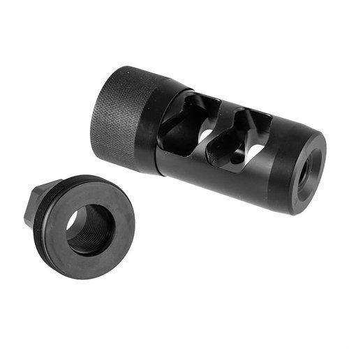 Der HELLFIRE 2P Muzzle Brake von AREA 419 bietet eine einfache Installation, hervorragende Rückstoßminderung und Komfort für Gewehre mit einem Lauf von 20" oder weniger.