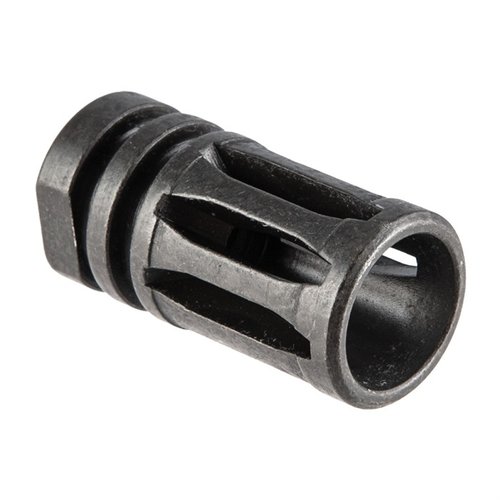 Der AR-15 A2 Flash Suppressor von Sons of Liberty Gun Works bietet effektive Mündungsfeuerreduzierung, ist aus robustem Stahl gefertigt und hat ½-28" Gewinde.