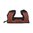 EDGEBAG STD Vorderauflage 2-1/4" Hunter mit verstärkter Oberseite schwarz