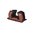 EDGEBAG STD Vorderauflage 2-1/4" Hunter mit verstärkter Oberseite schwarz