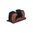 EDGEBAG FARLEY FNT REST 2-1/4" HUNTER mit verstärkter Oberseite, schwarz