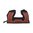 EDGEBAG FARLEY FNT REST 2-1/4" HUNTER mit verstärkter Oberseite, schwarz