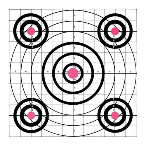 Die SCORE KEEPER BULL TARGETS in leuchtendem Orange erleichtern es, deine Treffer zu erkennen und bieten einen praktischen Notizbereich zur Datenerfassung.