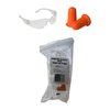Schießbrille und Schaumstoff-Ohrstöpsel-Set