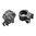 1" Vierloch-Skelett-Ringe, extra hoch