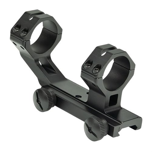 Der THUMB-NUT SPR Optics Mount bietet optimalen Höhen und eine Forward Cantilever für AR-Stil Gewehre, mit einem integrierten Recoil Lug für verbesserte Genauigkeit.