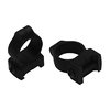 1" mittlere Aluminium-Zielfernrohrmontageringe, schwarz