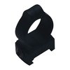 1" hohe Zielfernrohr-Montageringe aus Aluminium, schwarz