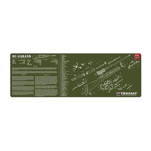 Die TEK MAT Long Gun Cleaning Mat schützt deine Waffe beim Reinigen, hat eine rutschfeste Neoprenrückseite und lässt sich leicht mit warmem Wasser reinigen.