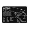Die TEK MAT Pistol Gun Mats schützen den Finish deiner Waffe beim Reinigen und Reparieren, mit rutschfester Unterlage und detailliertem Teile-Diagramm.