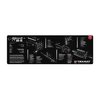 Das ULTRA 44 Long Gun Cleaning Mat bietet eine wasserdichte, kratzfeste Oberfläche mit einem detaillierten Schematic deiner Waffe für einfaches Reinigen und Wartung.