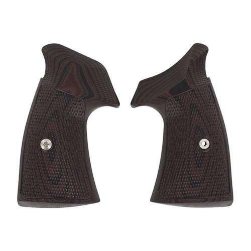 Die S&W N-FRAME TAC DIAMOND GRIPS bieten eine aggressive Textur aus G10 für optimalen Grip. Ideal für Carry, Tactical und Turnierschützen. T-15 Schraube inklusive.
