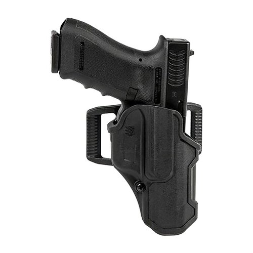 Das T-SERIES L2C Holster bietet eine sichere, thumb-aktivierte Retention und eine hydrophobe Innenauskleidung, die unter allen Bedingungen zuverlässig ist.
