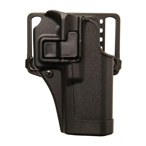 Das Blackhawk SERPA CQC Holster bietet Sicherheit für deine Handfeuerwaffe und einen schnellen Zugriff in einem kompakten, vielseitigen Design.