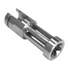 Der FLASH HIDER für Ruger™ 10/22™ aus Edelstahl lässt sich einfach auf den Standardlauf aufschieben und wird mit einer Schraube gesichert – ganz ohne Gunsmithing!
