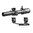 TOMAHAWK LPVO 1–6×24 mm SFP beleuchtetes GUERRILLA DOT BDC, schwarz, mit Montage
