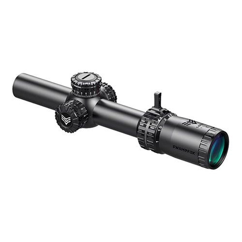 Das Swampfox Arrowhead 1-6x24mm SFP Zielfernrohr bietet brillante Sicht, ein breites Sichtfeld, beleuchtete Retikeln und werkzeuglose, verriegelte Türme für maximale Zuverlässigkeit.