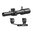 ARROWHEAD LPVO 1-6X24 SFP beleuchtet GUERRILLA DOT MOA rot, schwarz mit Montage
