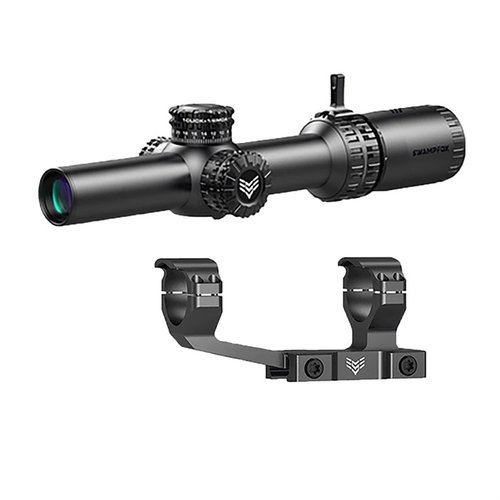 Der Swampfox Arrowhead 1-10x24 SFP bietet eine brillante Sicht, breite Sichtfelder, werkzeuglose Locking Turrets und beleuchtete Retikels – ideal für Duty-Einsatz!