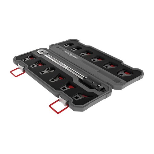 Das MASTER-FIT AR-15 Crowfoot Wrench Set bietet präzise Anpassung für MIL-SPEC und Free-Float Barrel Nuts, mit rutschfestem Griff und robustem Design.