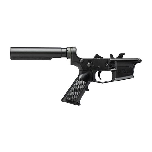Der Aero Precision EPC-9 Komplettunterbau bietet dir eine robuste Basis für dein AR9-Projekt, mit ergonomischem A2-Griff und vorinstallierten Teilen für einfache Anpassungen.