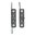 AR-15 M-LOK Kabelmanagement-Schienenabdeckungen lang schwarz 2er-Pack