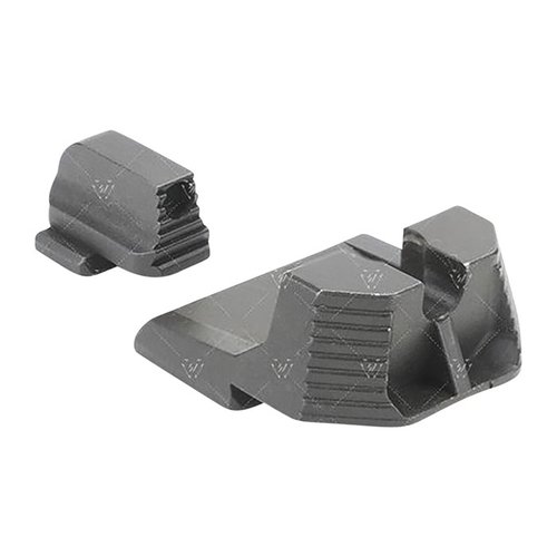 Die STRIKE IRON Visierung für Smith & Wesson M&P9 bietet eine optimale Sicht mit Co-Witness für Rotpunkt-Optiken, reduziert Blendung und ist aus robustem Edelstahl.