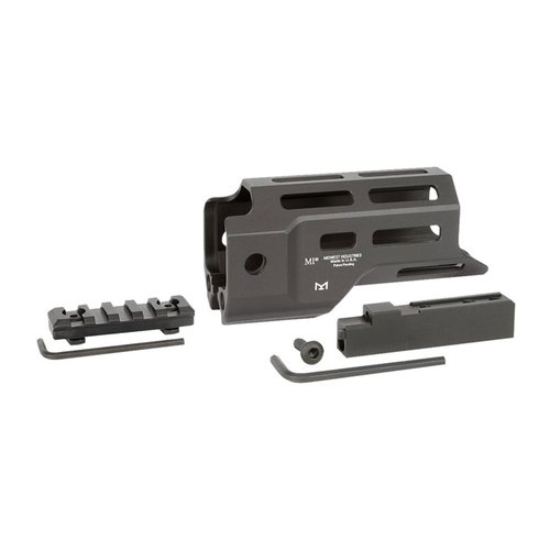 Entdecke die leichte und schlanke 4.875" M-LOK Handguard für den Ruger PC Charger® von Midwest Industries, mit 8 M-LOK Slots und 2 Sling Swivel Sockets!