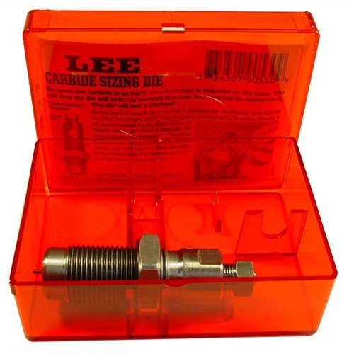 Die Lee Carbide Full Length Sizing Dies sind ideal für gerade Patronen. Sie benötigen kein Lube und halten ein Leben lang – eine perfekte Wahl für deine 9mm Luger!