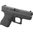 Granulierter Griff, schwarz, für Glock 43