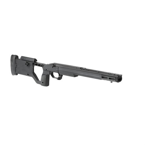 Das X-Ray Chassis Gen 4 bietet dir ein leichtes Design, ergonomische Anpassungen, AICS-Magazin-Kompatibilität und eine hybride Aluminium-Polymer-Konstruktion.
