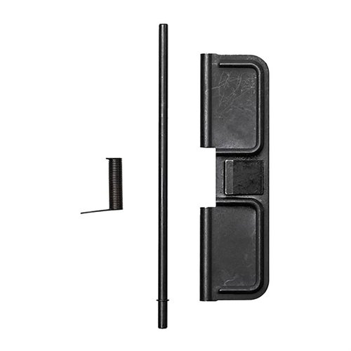 Das Ejection Port Cover Kit für AR-15 enthält eine Ejection Port Cover Door, einen Ejection Port Cover Rod mit C-Clip und eine Ejection Port Cover Spring für optimale Funktion.